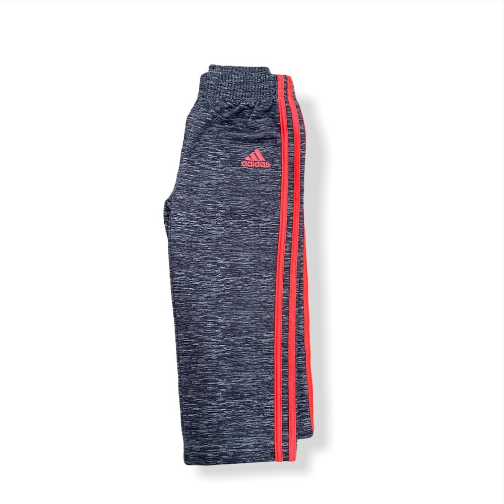 Toddler Pink and Grey Adidas Track Suit